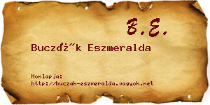 Buczák Eszmeralda névjegykártya